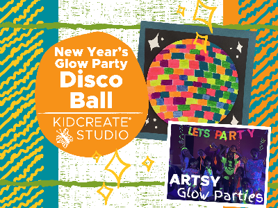 Kidcreate Studio - Houston Greater Heights. Kid's Night Out- New Year's Glow Party (4-9 Years)