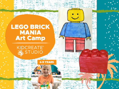 LEGO Brick Mania Art Camp (4-9 Years)