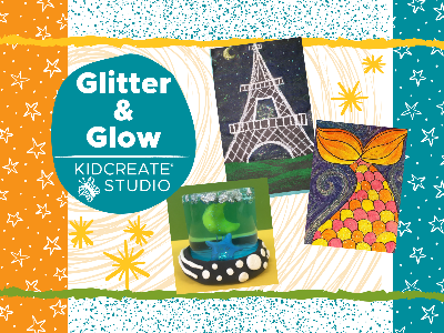 Kidcreate Studio - Newport News. After School - Glitter & Glow Weekly Class (5-12 Years)